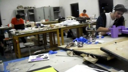 A regular night in Architecture School....