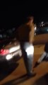 Crazy Road rage and KO : guy angry at Truck Driver gets some justice.