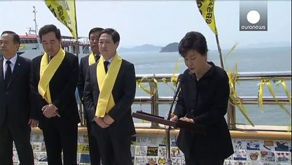 South Korea's president vows to raise Sewol ferry on first anniversary of the disaster that killed over 300 people.