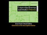 Download Construction Drawings and Details for Interiors Basic Skills nd Editio