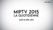 [Stratégies] MIPTV, la quotidienne - Jeudi 16 avril 2015 : Jacques Kluger (Telfrance), Marc Eychenne (Dailymotion) et les tendances de Bertrand Villegas (directeur général de The Wit)