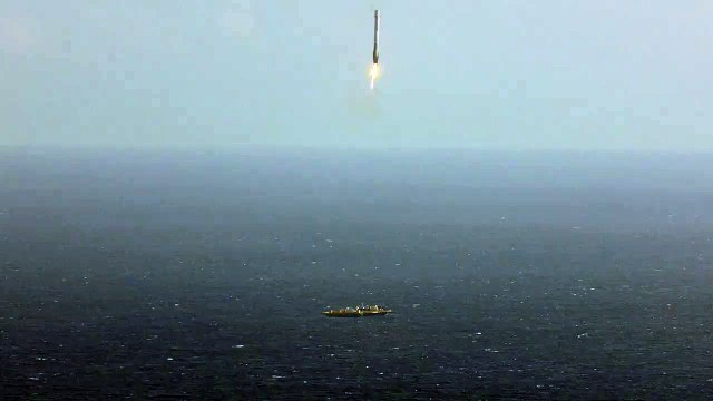 atterrissage encore raté pour la Falcon 9