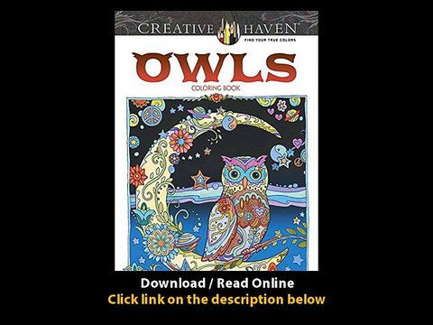 Download Creative Haven Owls Coloring Book Creative Haven Coloring Books By Mar