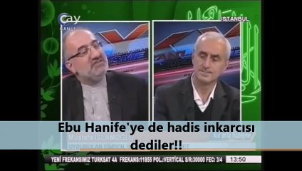 Ebu Hanife'ye de hadis inkarcısı dediler!!!
