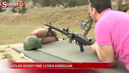 Gaziler hedefi yine 12'den vurdular