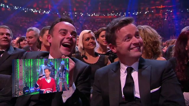Ant & Dec's NTA Landmark Award - Their Reaction