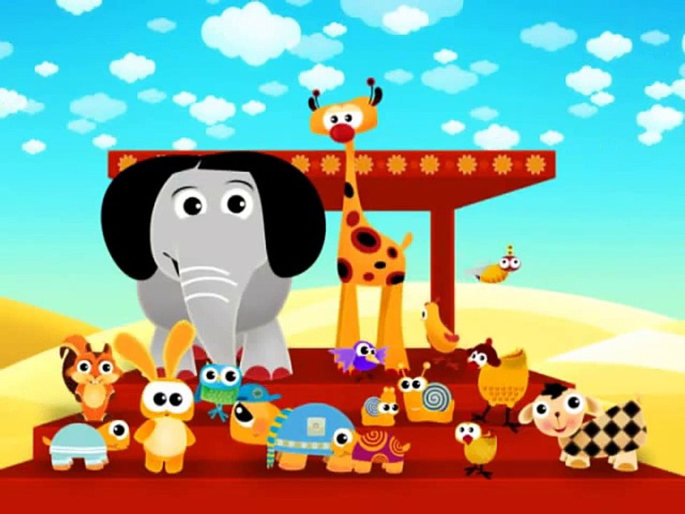 Cartoon animation for babies  the hippo