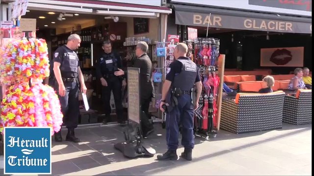 CAP D'AGDE - 2015 - Opération contrôle des terrasses SODEAL sur les quais