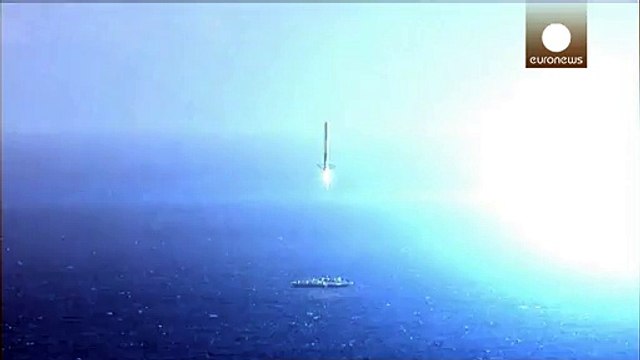 SpaceX показала видео взрыва первой ступени Falcon 9