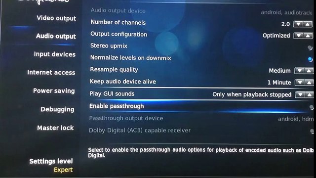 VidOn XBMC HD Passthrough and Settings