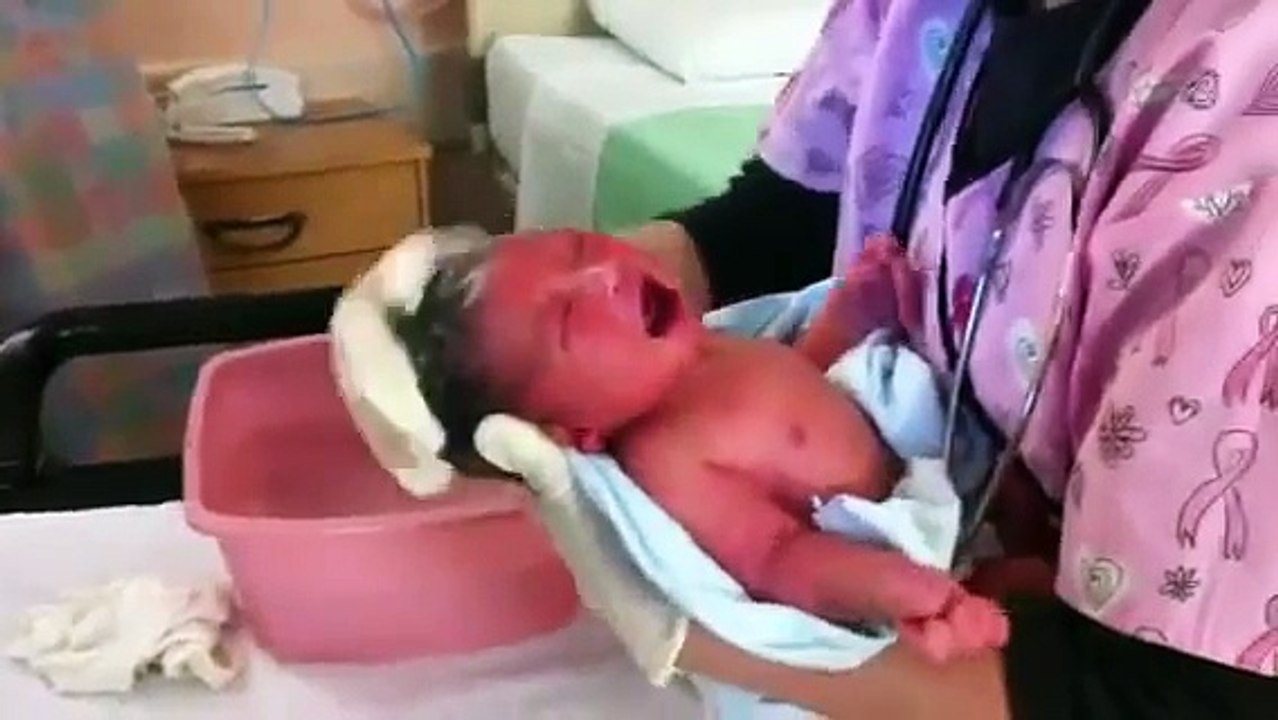 Sponge Bath after the circumcision