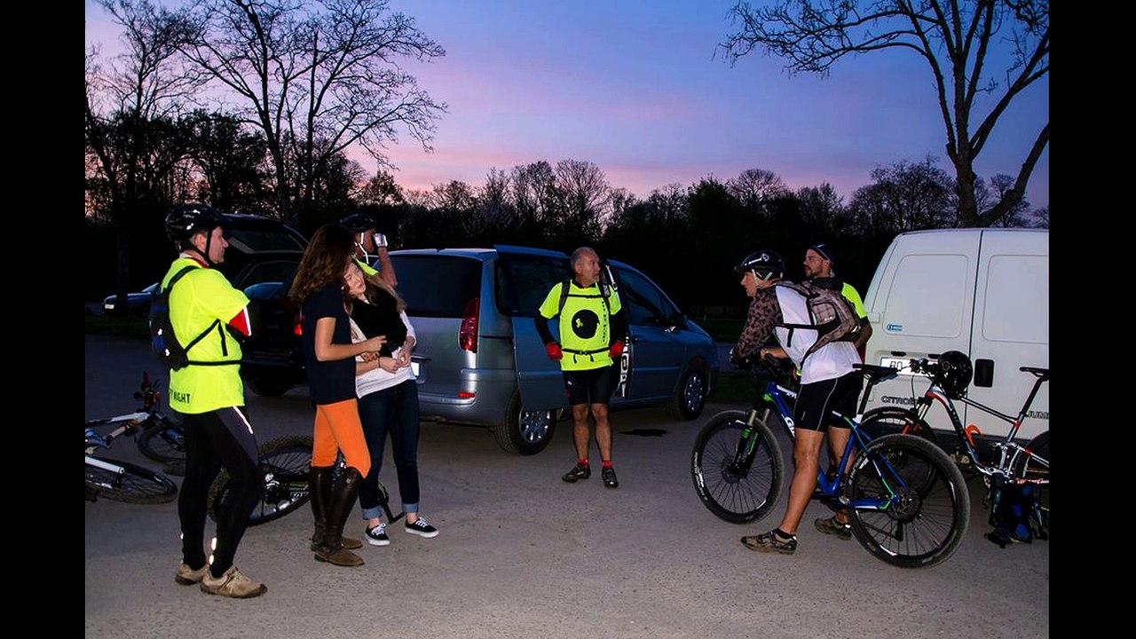 28ème nocturne VTT dans les bois de l'Epau (Changé - 72). Mercredi 15 avril 2015