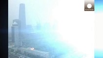 Pechino sotto la tempesta di sabbia: aria irrespirabile