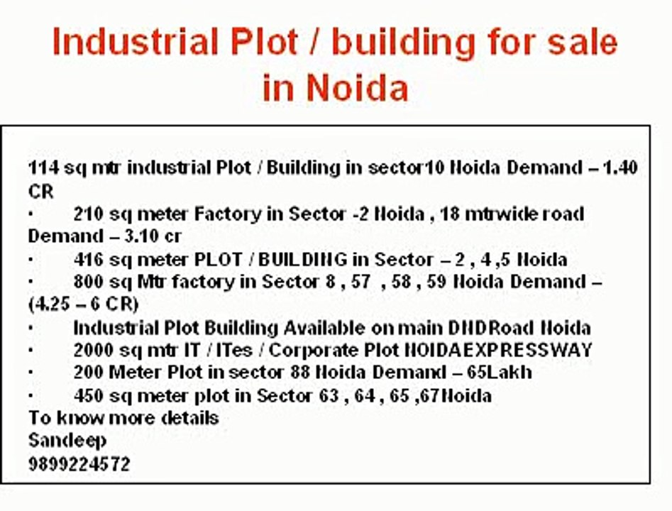 Industrial Plot
