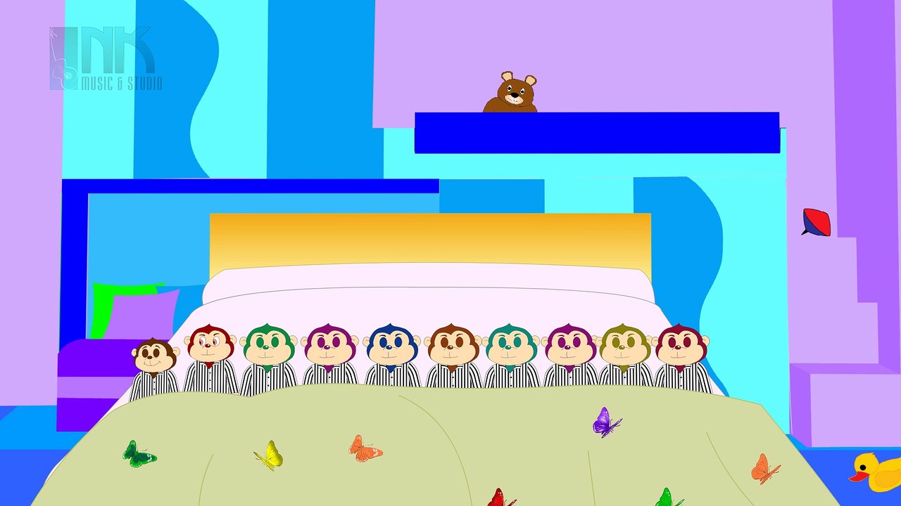 Ten In The Bed Nursery Rhyme Roll Over, Roll Over Play Nursery