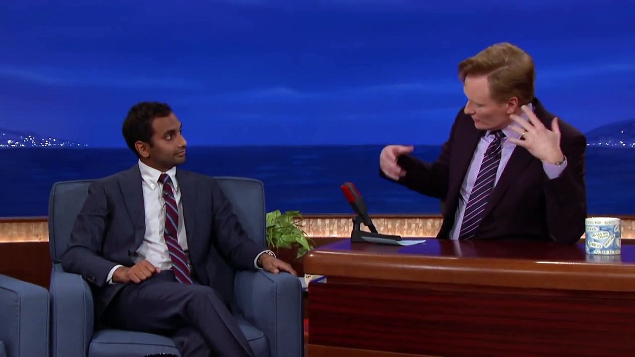Aubrey Plaza Gave Aziz Ansari Blood & Hair  - CONAN on TBS