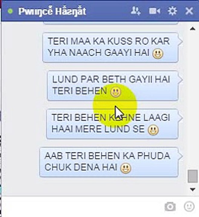 HASNAT BHANGI KI ID MAIN BETHA FADI CHOR KI MAA CHUD CHUD KE PAGLA GAYI XD KHUD KI MAA CHOD DALI SALE NE :D :v