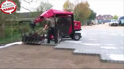 Yollara Parke taş yapılması için bu kadar kolay