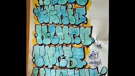 THROW UP GRAFFITI ALPHABET by Fresk - video dailymotion