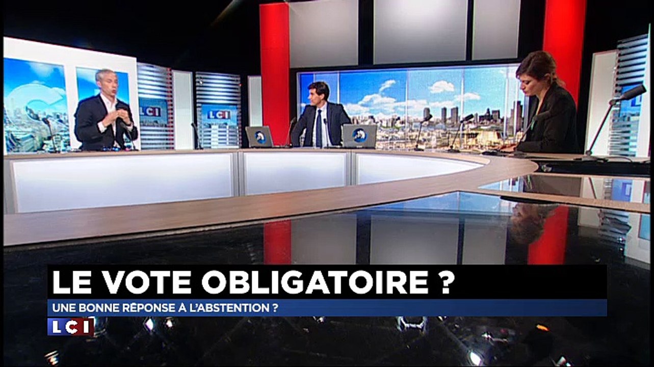 Franck Riester invité de la Newsroom de LCI - 15 avril 2015