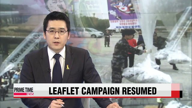 Activists resume anti-N. Korea leaflet campaign