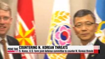 S. Korea, U.S. form joint defense committee to counter N. Korean threats