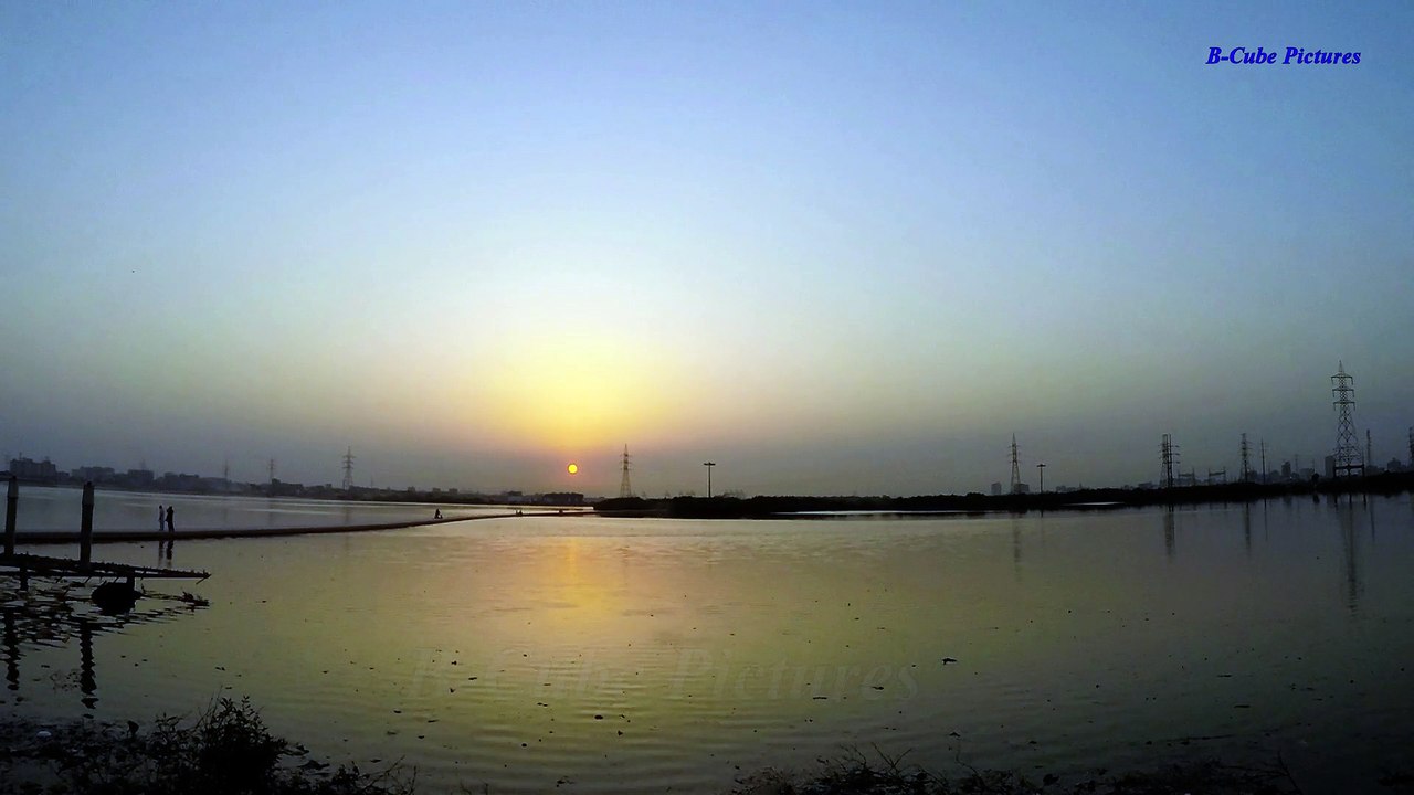 Beautiful Sunset at Boat Basin Karachi