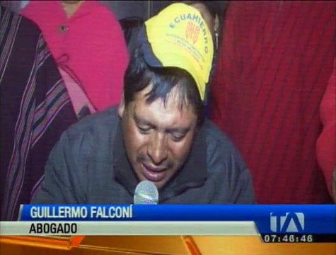 Funcionarios municipales fueron retenidos por habitantes de comunidades de Riobamba