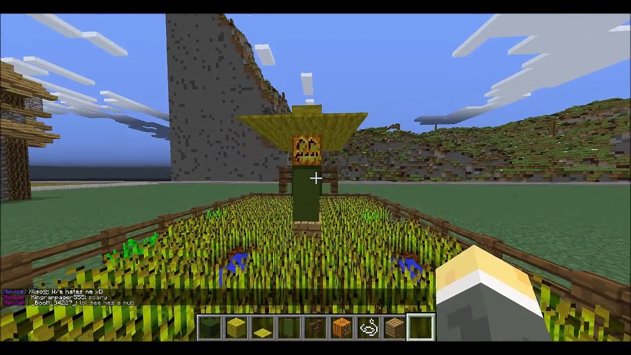 Minecraft awesome simple Scarecrow Tutorial