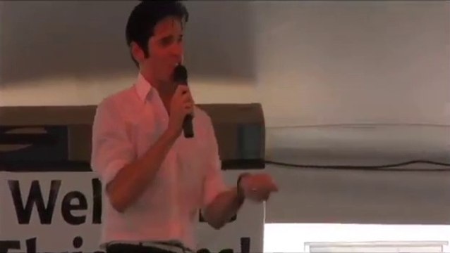 Dean Z sings Rock A Hula baby at Elvis week 2007 video