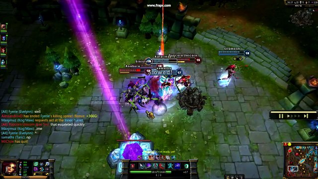 league of legends katarina triple kill