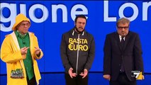 Crozza nel Paese delle Meraviglie - Crozza/Maroni de-veritizzato H24 incontra Bossi e Salvini