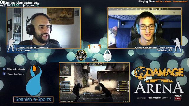 CSGO: Spanish e-Sports - 99Damage ARENA - CPH Wolves Vs X6tence 1/3 (REPLAY)
