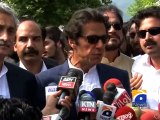 JC will strengthen democracy in Pakistan: Imran-Geo Reports-16 Apr 2015