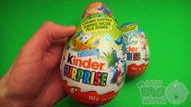 Opening 4 HUGE GIANT Kinder Surprise Easter Eggs! With Hello Kitty and Despicable Me Minio