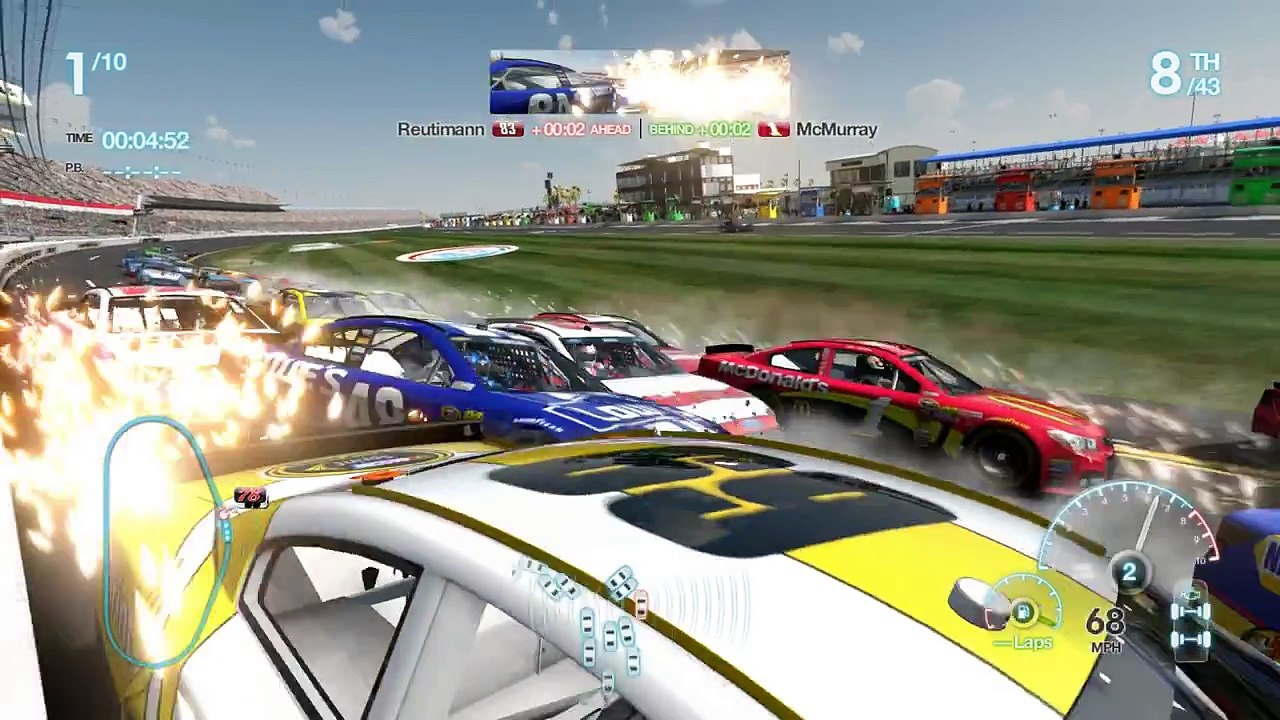 NASCAR The Game: 2013- Crash Compilation #1