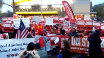 Workers #Fightfor15 in nationwide protests
