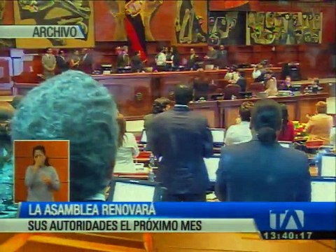 En mayo se renovará las autoridades de la Asamblea