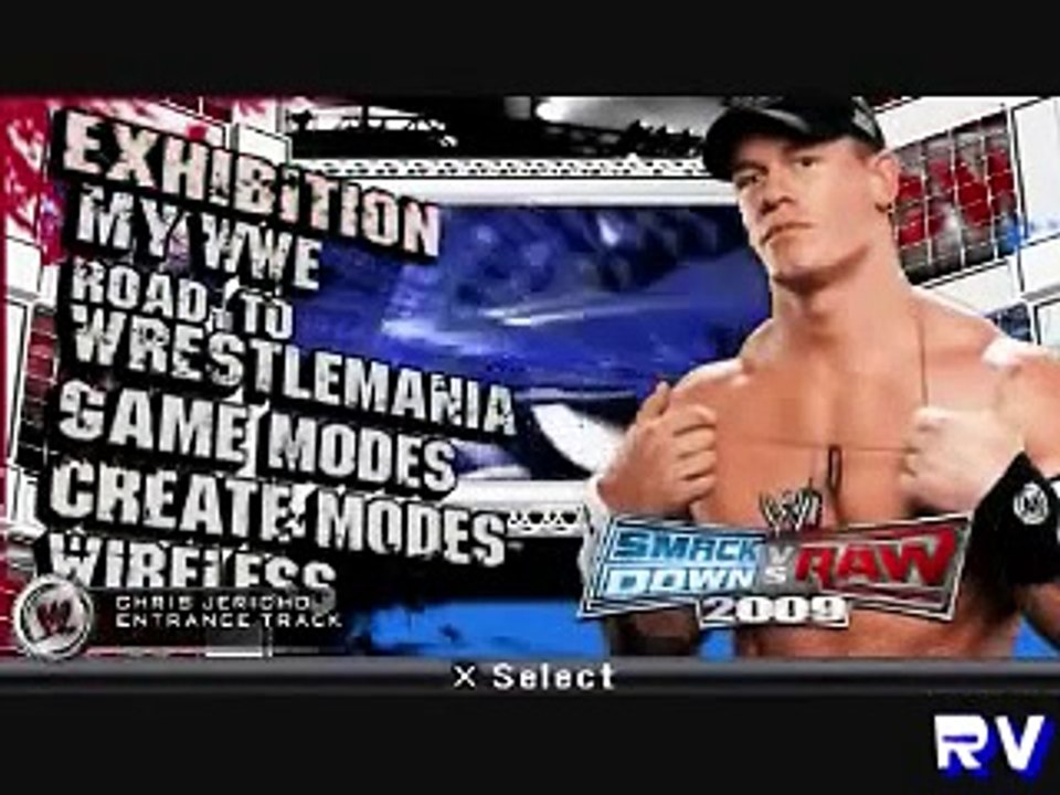 WWE SMACKDOWN VS RAW 2009 PSP GAMEPLAY