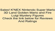 Discount on K'NEX Nintendo Super Mario 3D Land Golden Mario and Fire Luigi Mystery Figures Review Spelling Games For Kids