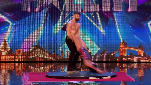 Roller skaters Billy and Emily are wheelie good! Audition Week 1 Britain's Got Talent 2015