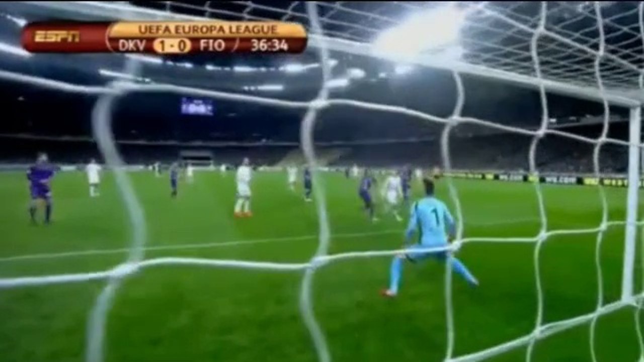 J. Lens Fantastic Goal -  FC Dinamo Kiev vs ACF Fiorentina- 16/04/2015