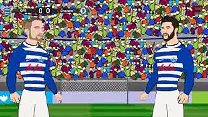 QPR vs Chelsea 0 1 2015 ~ Funny Cartoon HD 720P