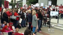 Crowd protests California's mandatory vaccination bill-copypasteads.com