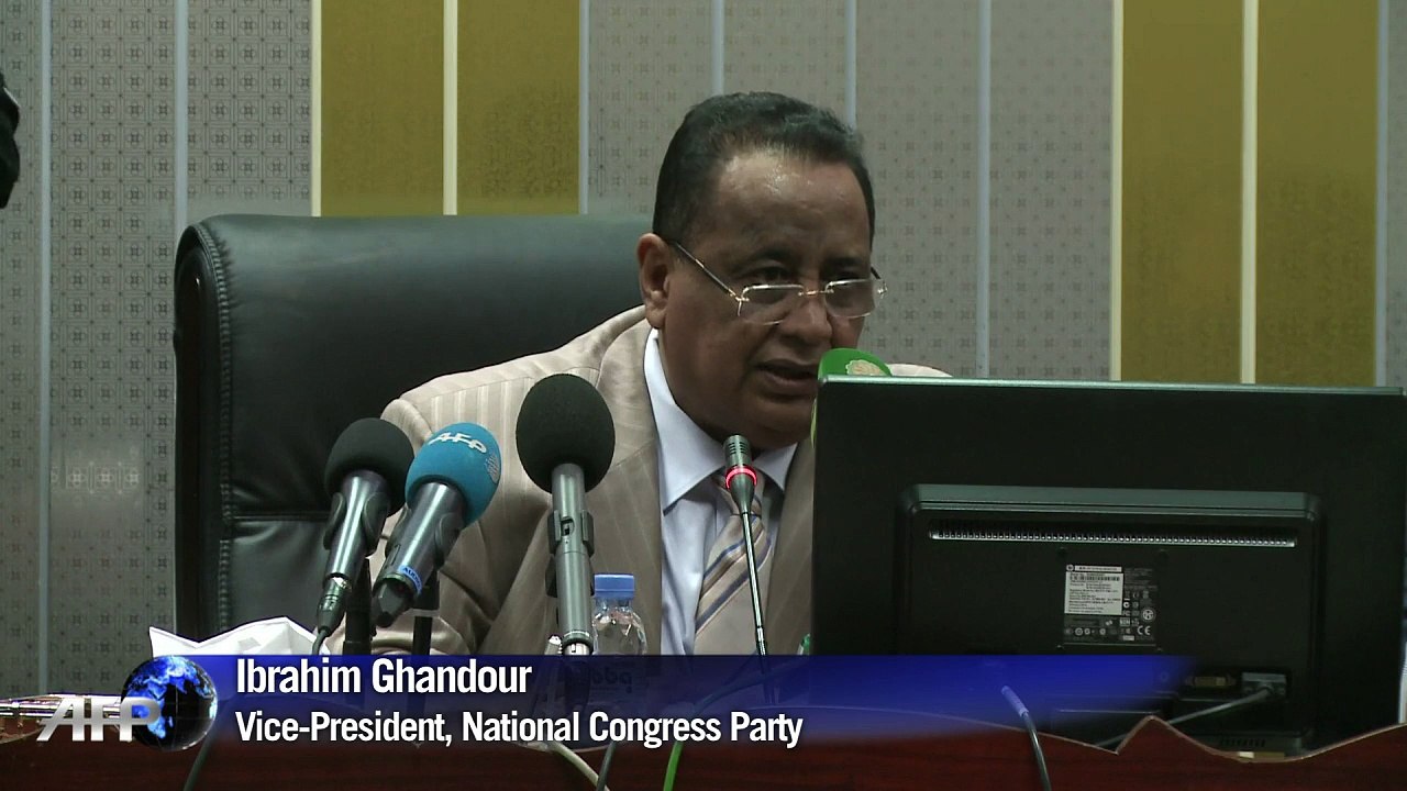Sudan ruling party "satisfied" with election turnout