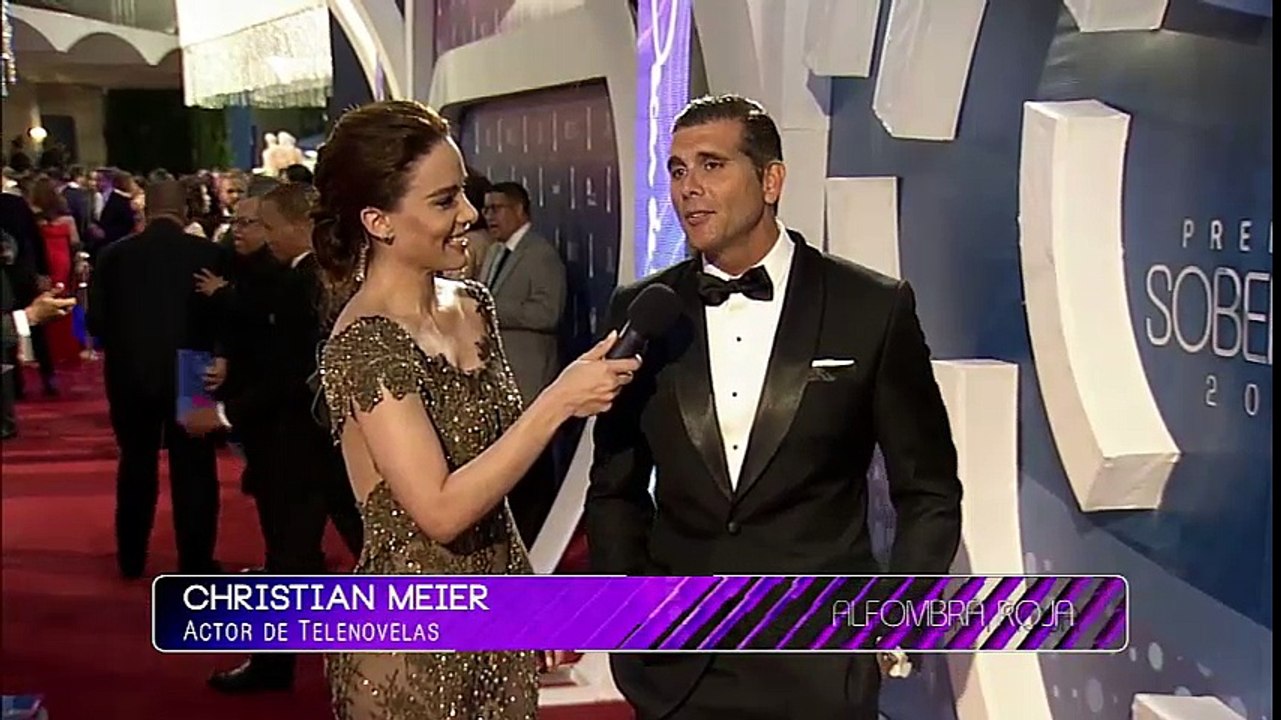 Entrevista a Christian Meier - Alfombra Roja 'Premio Soberano'
