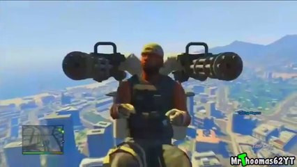 GTA 5: JetPack de l'armée équipé de MINIGUNS !