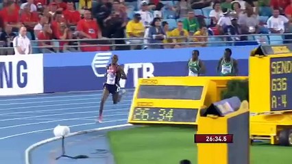 Ibrahim Jeilan  win the Mens 10,000m in Daegu World Championships
