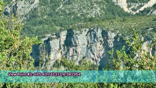 Verdon Gorge (Gorges du Verdon, Grand Canyon du Verdon), South France [HD] (videoturysta)