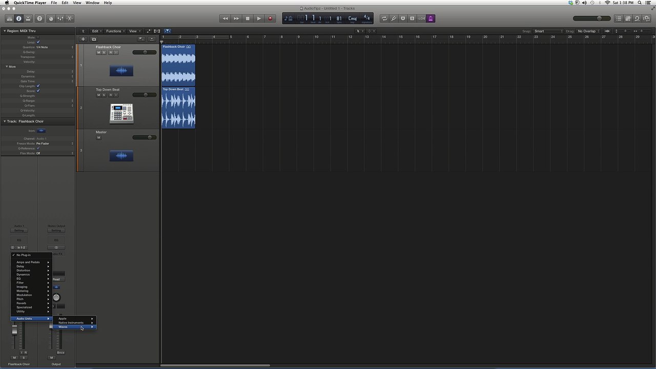 Waves RDeEsser In Logic Pro